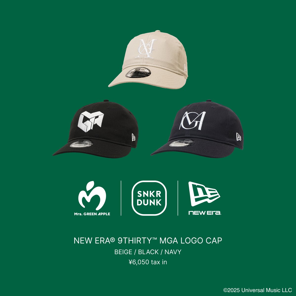 🍏Mrs. GREEN APPLE × SNKRDUNK🍏 メジャーデビュー10周年を記念して