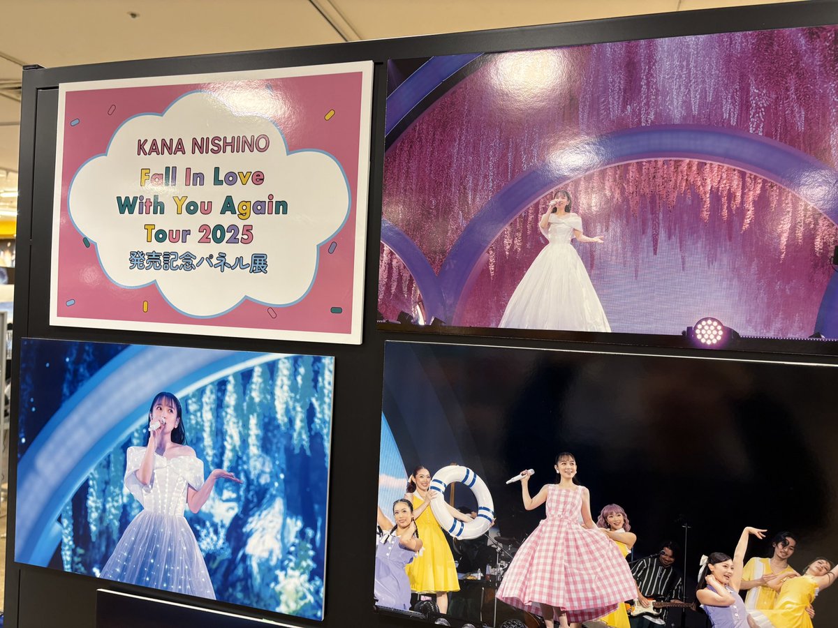 ⋆ Kana Nishino Fall In Love With You Again Tour 2025 パネル展実施