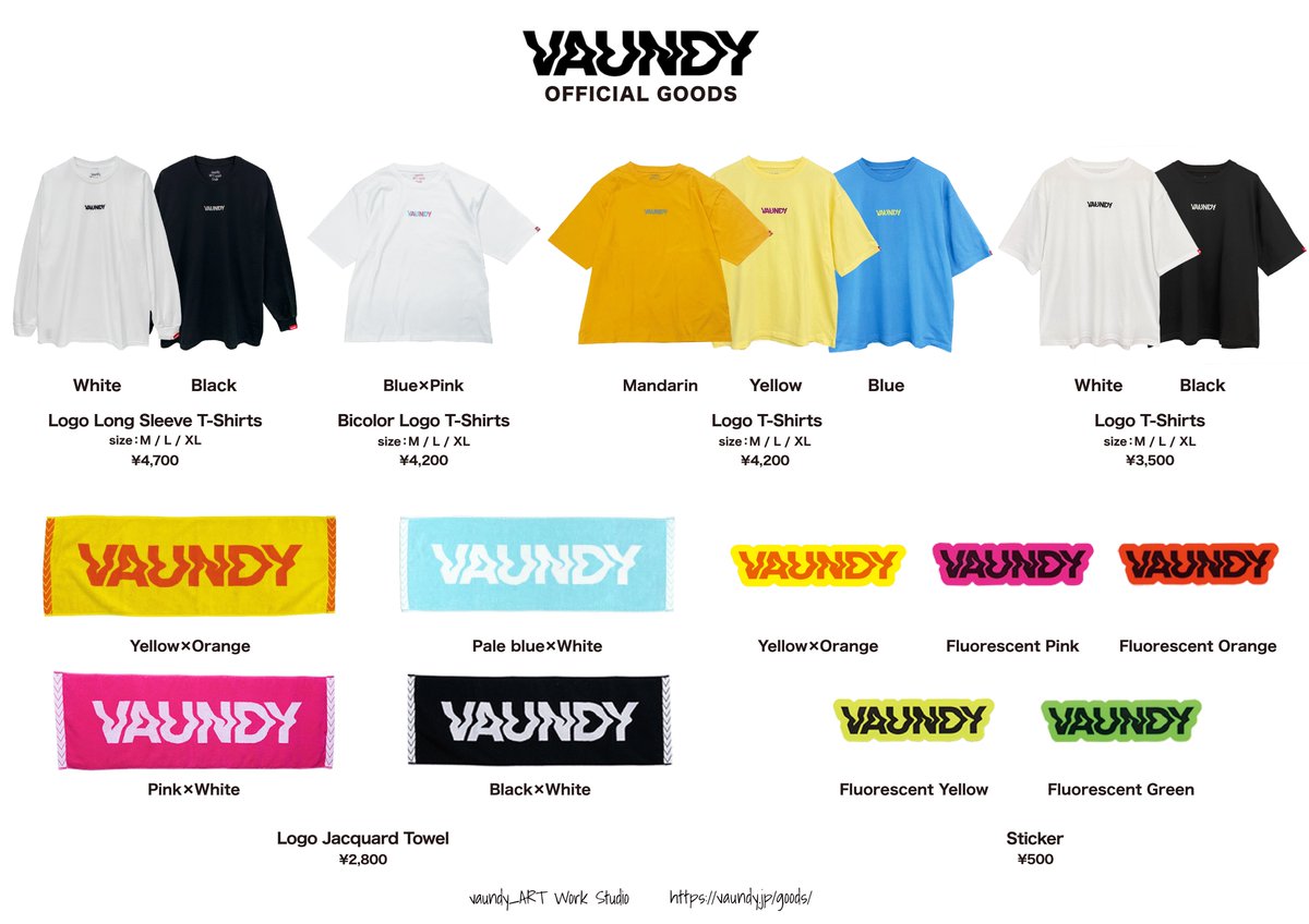 Vaundy グッズ Vaundy DOME TOUR 2026 “SILENCE” グッズ公開！