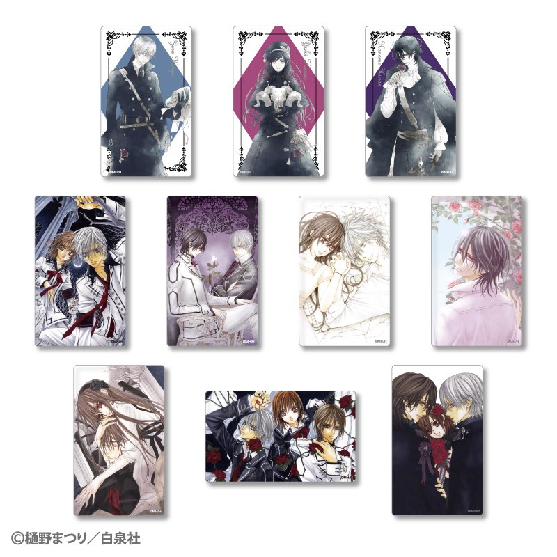 ヴァンパイア騎士展 下絵 ヴァンパイア騎士原画展 限定 直筆「原稿下絵