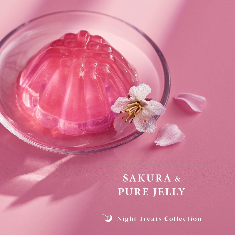 🌸Night Treats Collection🌙 “サクラ×ピュアゼリー”が香るナイトケア