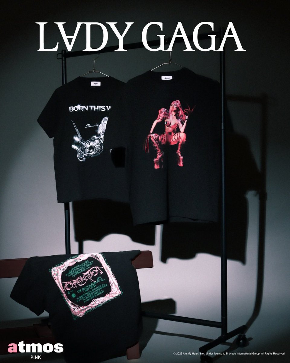 ✨atmos pink × LADY GAGA✨／ 4年ぶりの #レディーガガ 来日公演 に