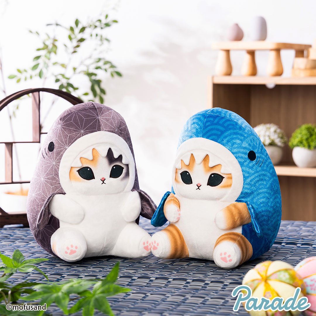 🌟12月プライズ情報🌟 『mofusand サメにゃん～和～ BIGぬいぐるみ