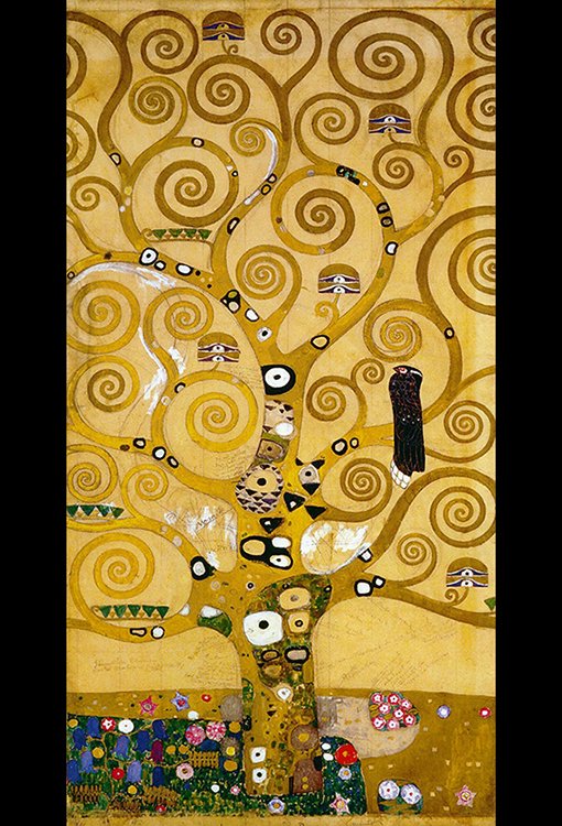 グスタフ・クリムト『生命の樹（ストックレー・フリーズ下絵）』1905