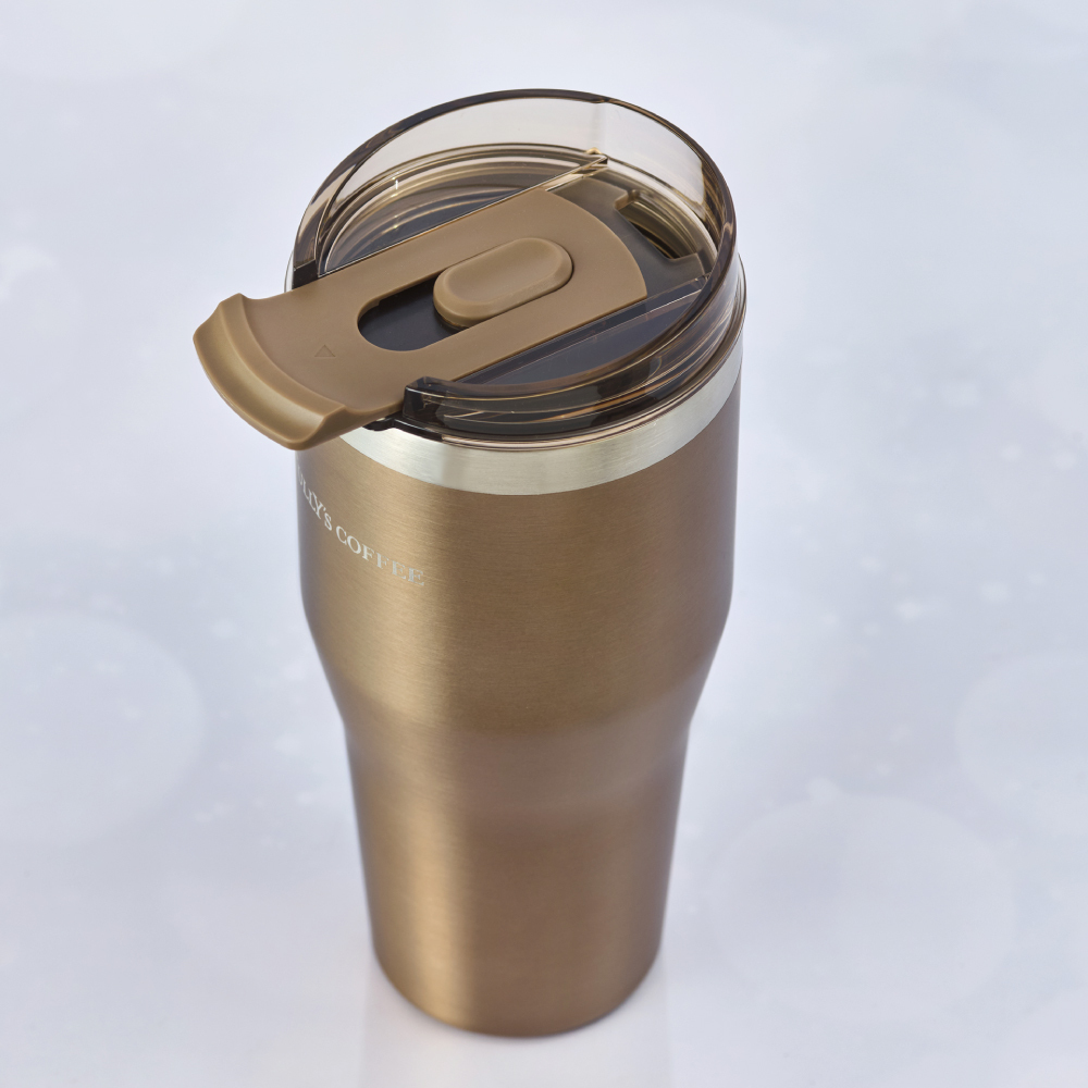 ストロー付き2WAYステンレスタンブラー（メタリック）】 タリーズの