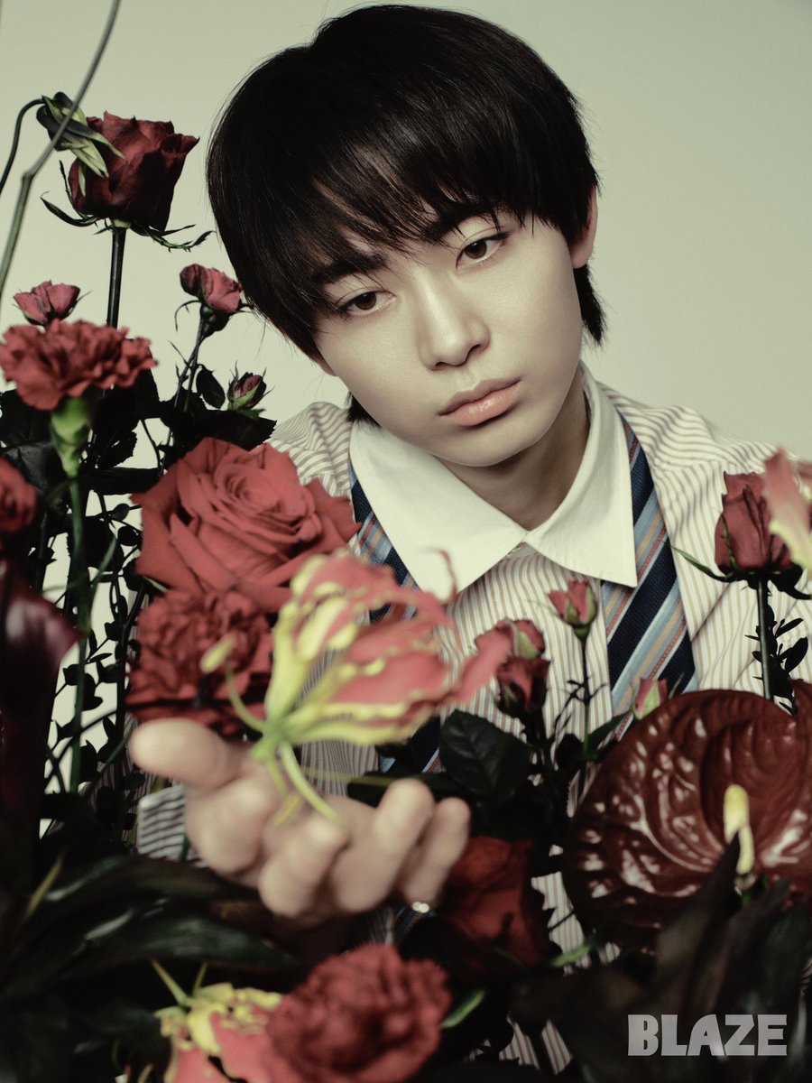 BLAZE」12月号表紙 #豊田裕大 ｜尽きることのない花言葉 記憶は、 隠し