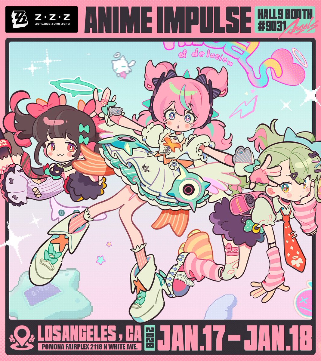 Dear Proxies, Zenless Zone Zero will be at Anime Impulse Los