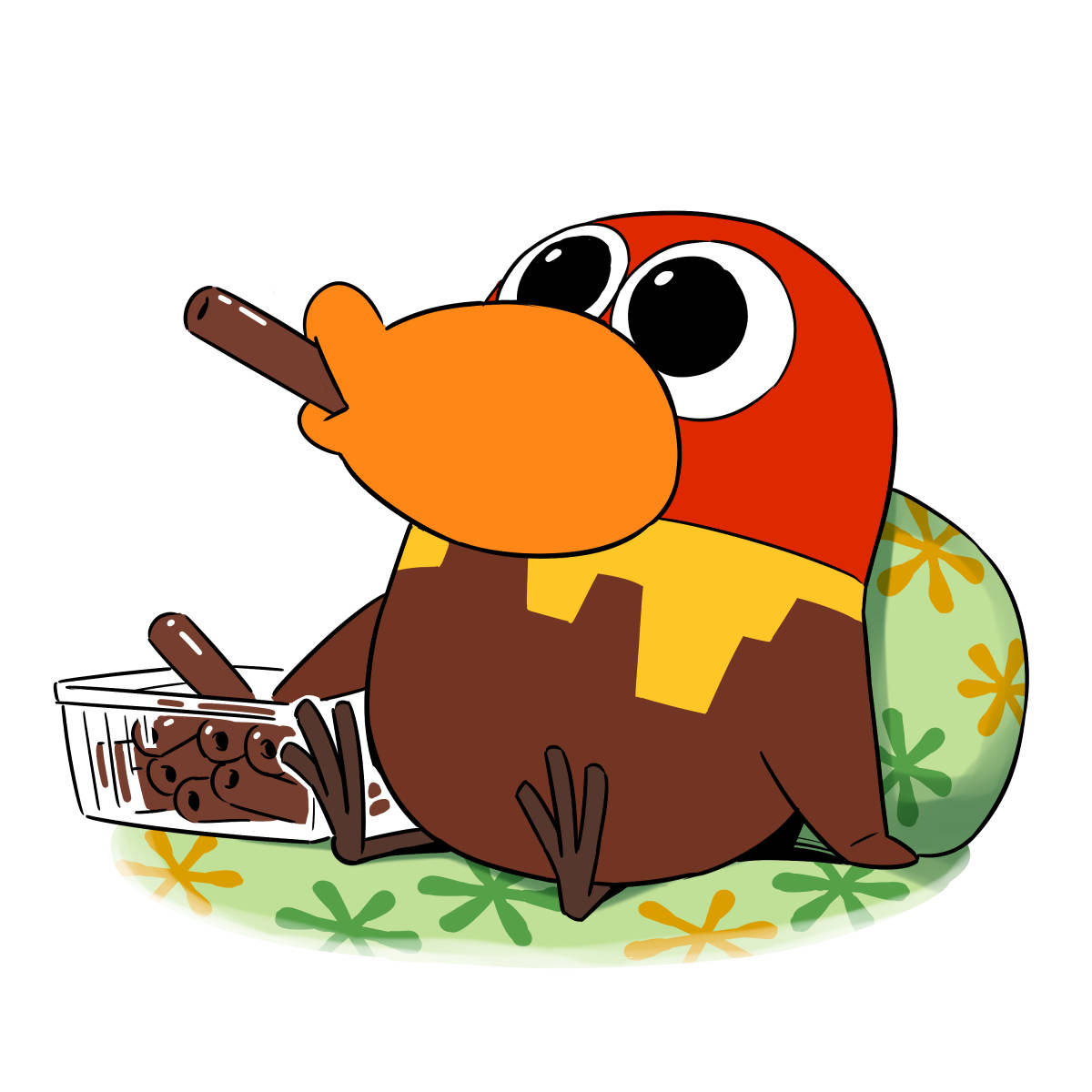 縁起ものキョロちゃん 徳用チョコもキョロちゃんも好きです。