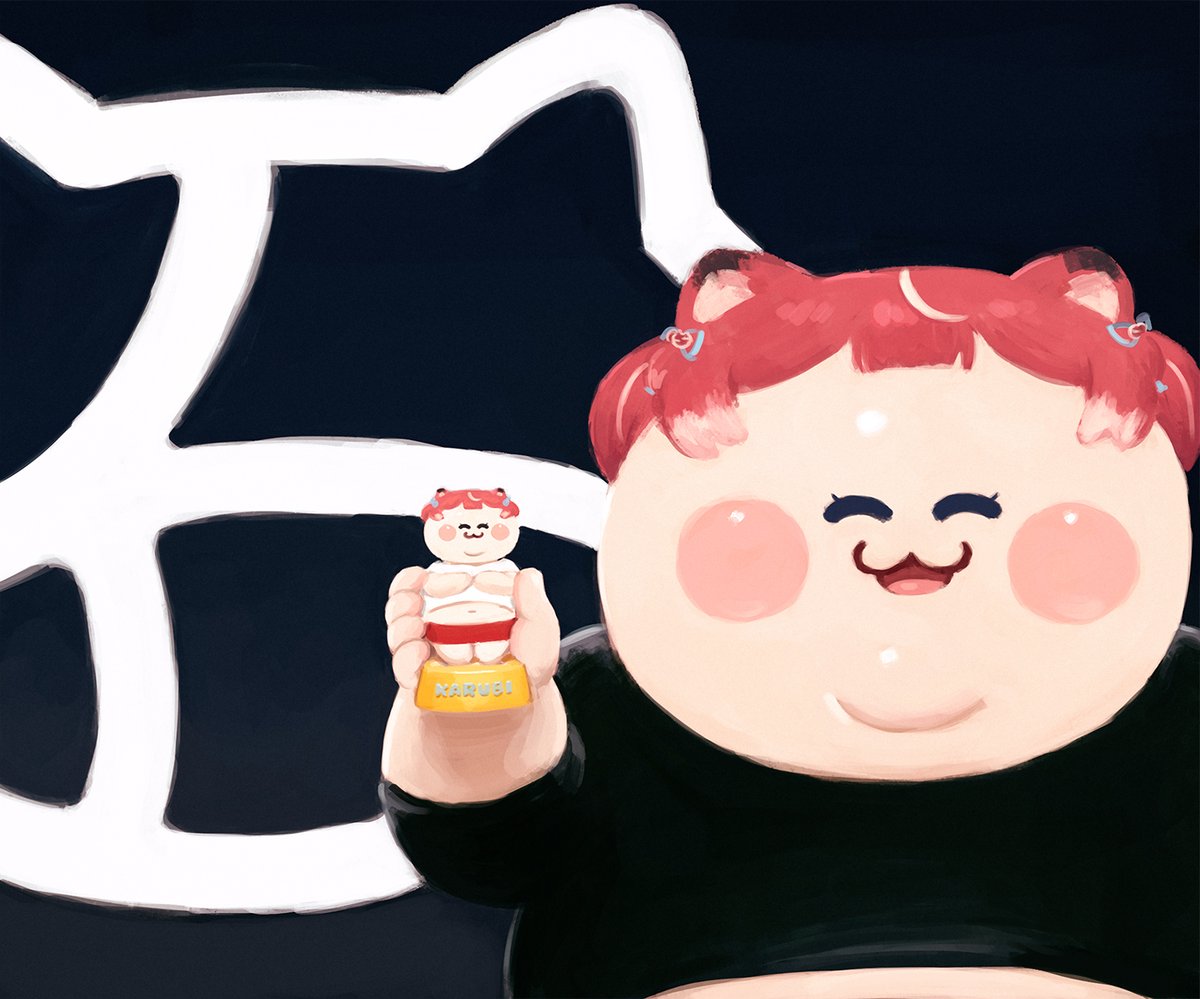 デブかるびボブルヘッドの原案デザインをさせていただきました！万人が