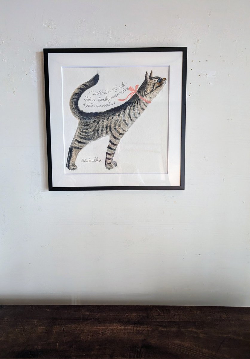 今週末、9/27〜開店します。 出久根育さんのカレンダー「チェコの猫の