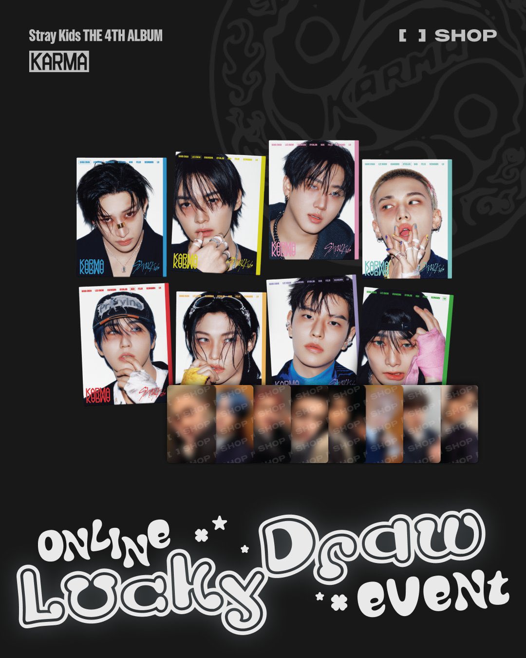 StrayKids スキズ KARMA FANS リスパ トレカ 8枚 Stray kids KARMA