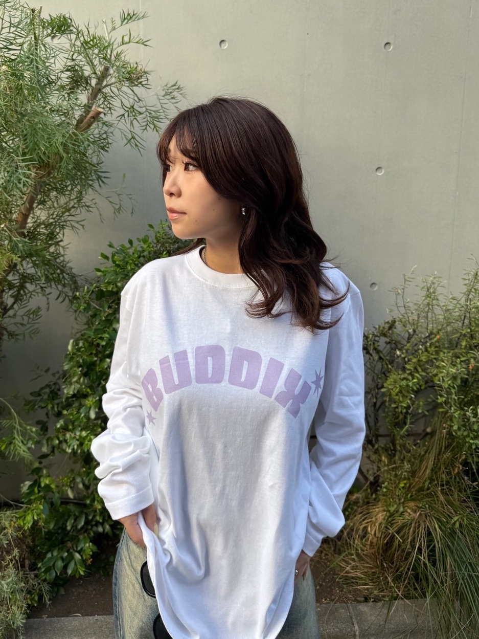 ミュージシャン buddix Arch Logo Butterfly EMB LS Tee