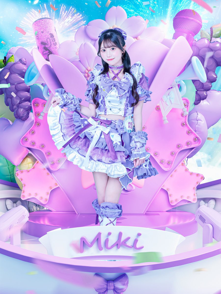 新アー写公開】 ♥純嶺みき ♡担当カラー 紫 ♥隅からすみれまで全部