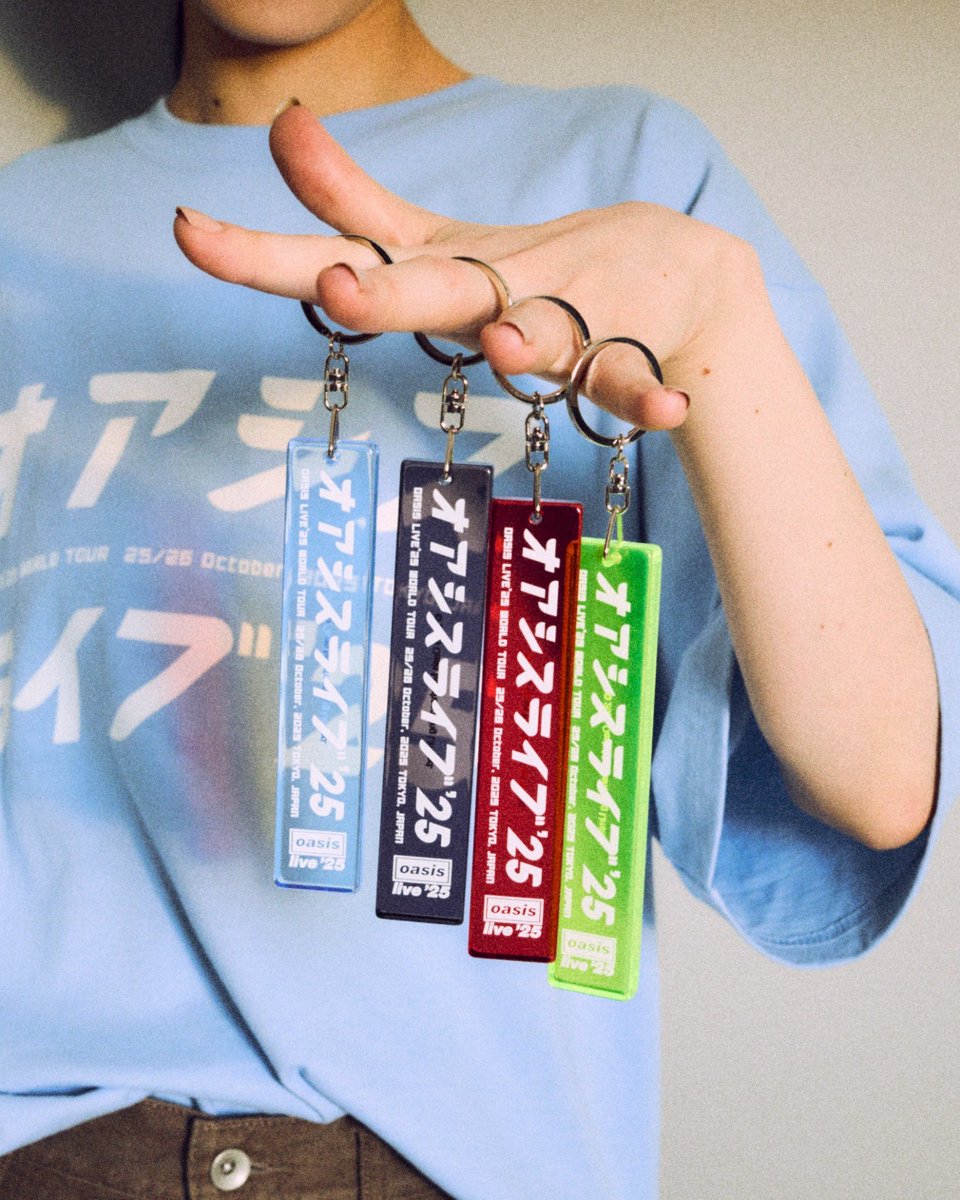 Oasis Live '25＞日本公式ツアー・グッズ 公式オンラインストアにて