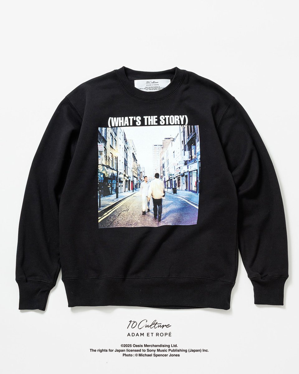 オアシス × アダムエロペ のモーニング・グローリースウェットが猛烈に