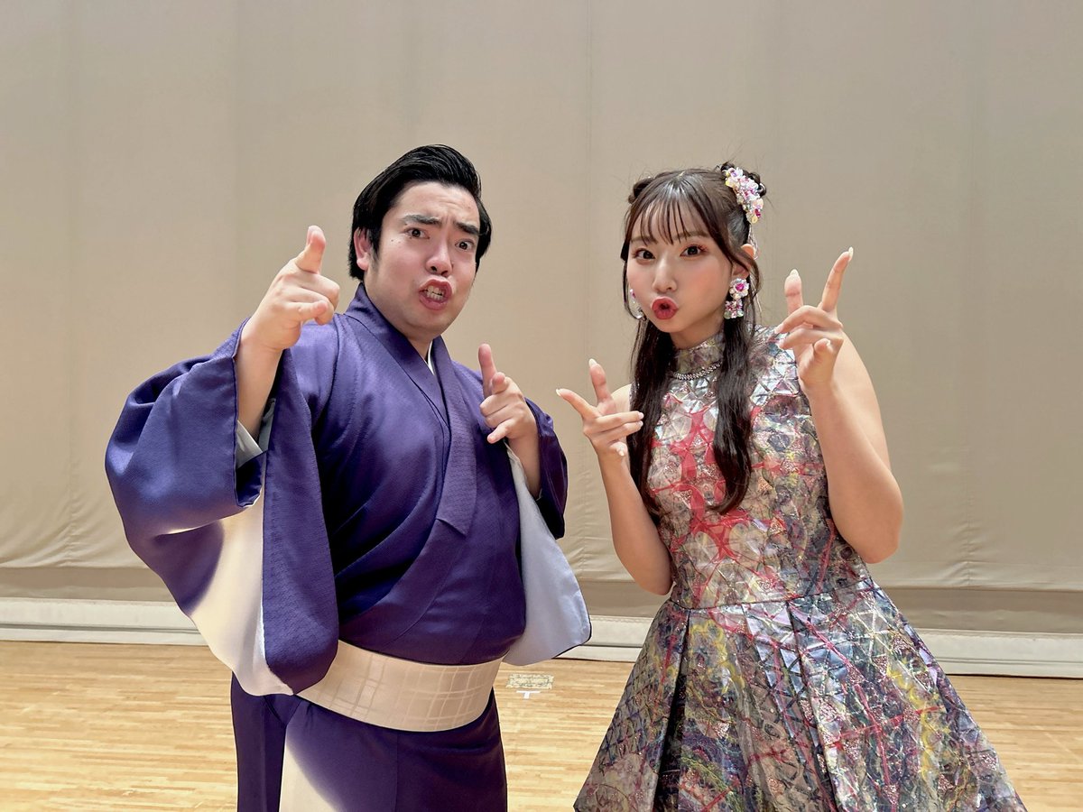 広島県廿日市市にて、演歌歌手の徳永ゆうきさんと初ジョイント