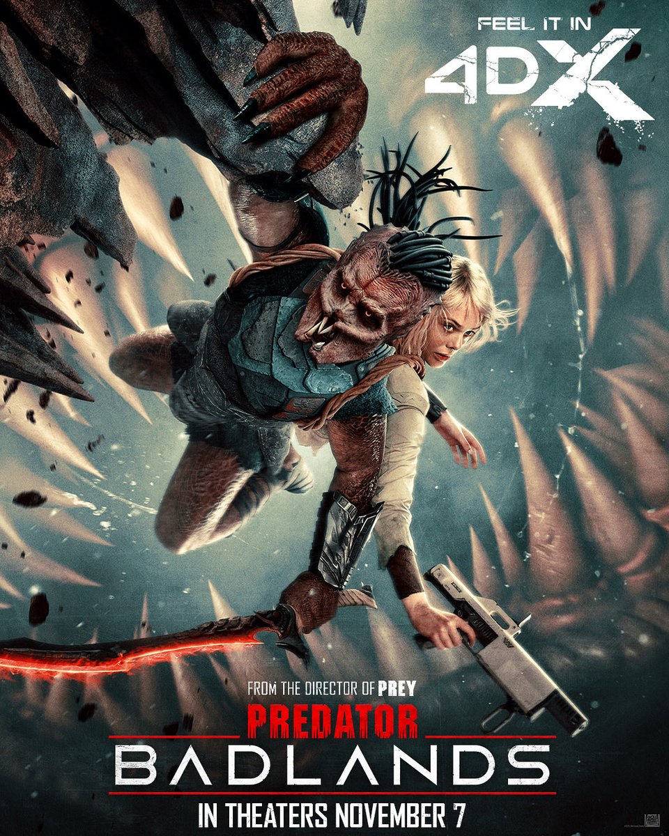 プレデター：バッドランド』の新ポスターが4種類公開されました！ 今回