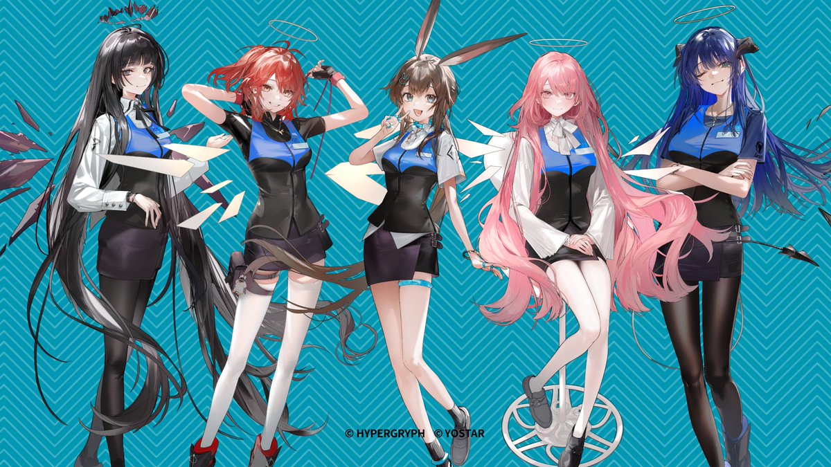 KR版アークナイツ×GS25コラボイラスト エクシア #명일방주 #GS25콜라보