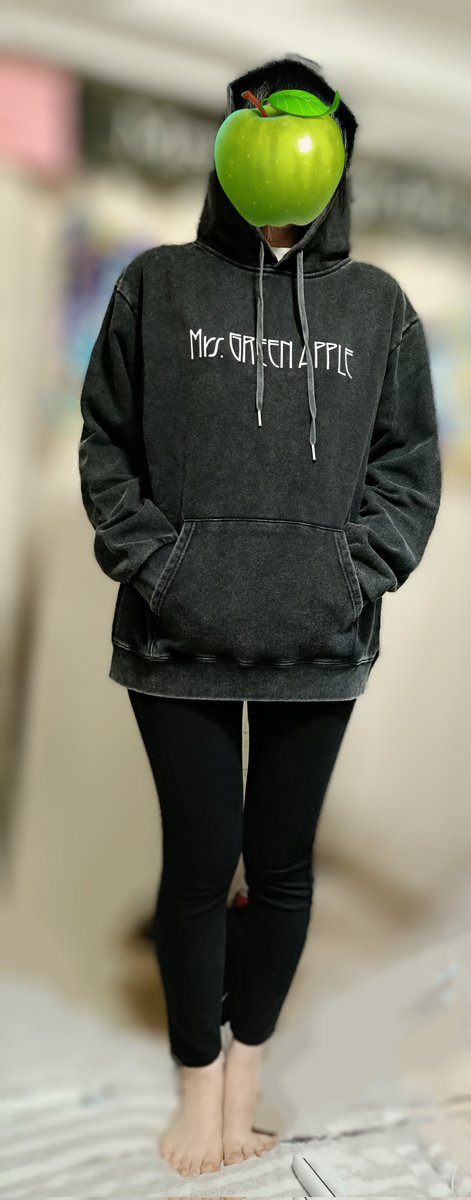 ミセスグリーンアップル バベルの塔グッズ フーディーの着画 166cm L