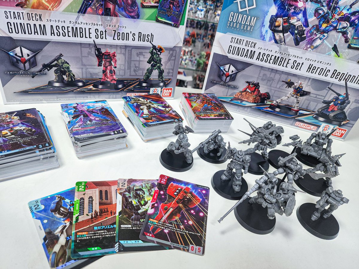 ガンダムカードゲームスタートデッキガンダムアッセンブルセット開封