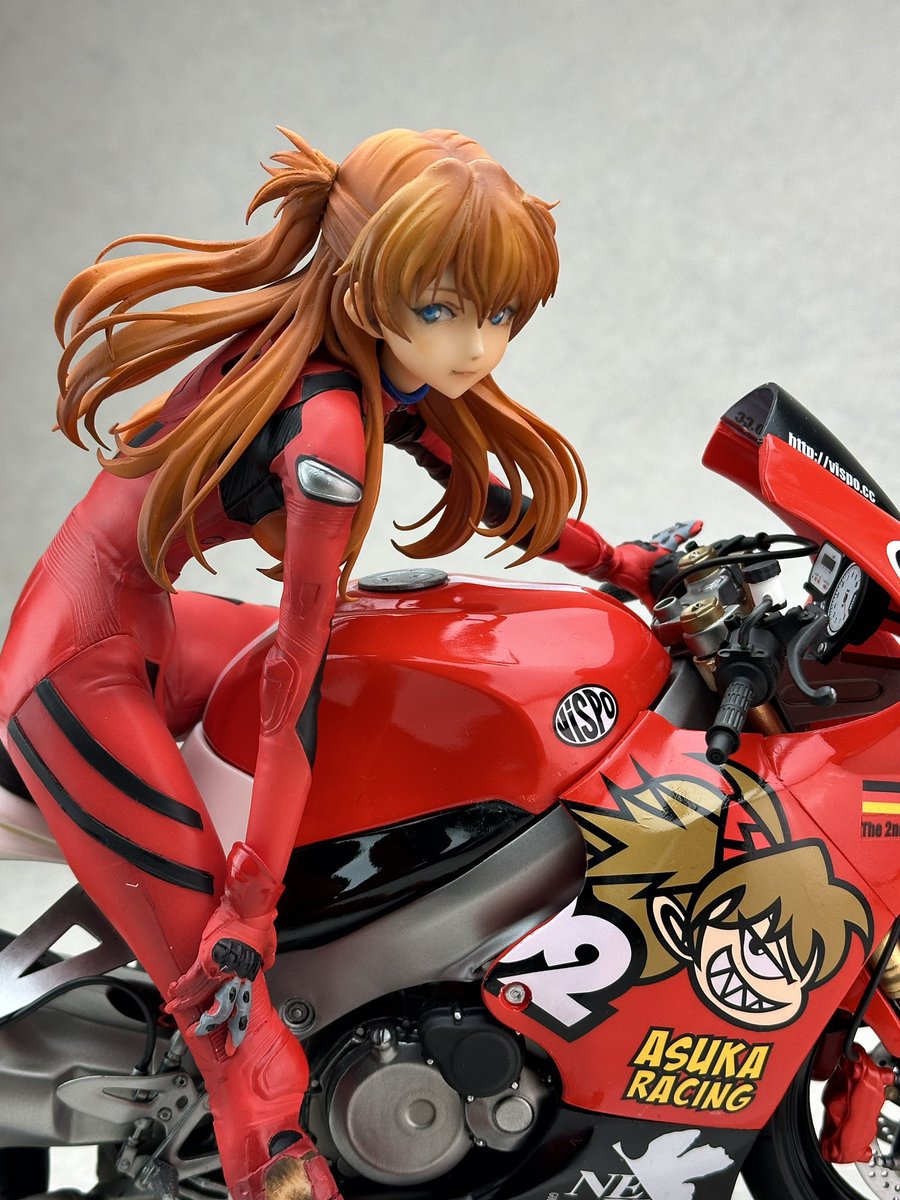 アスカRR最終決戦カラーで塗ってみました。元々レーシングスーツを