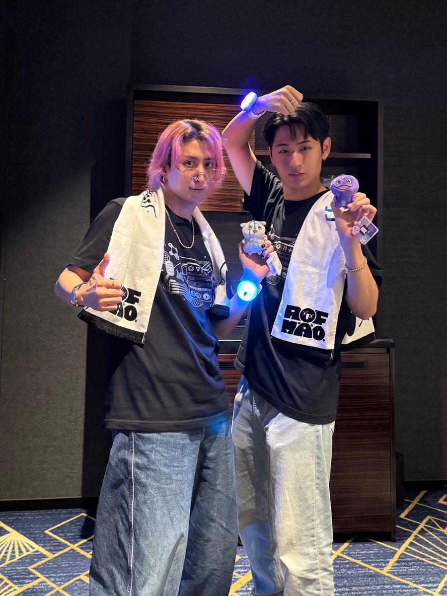 甲斐田くんのご招待で、 #ROFMAO_2ndライブ に KEY TO LITの猪狩と一緒