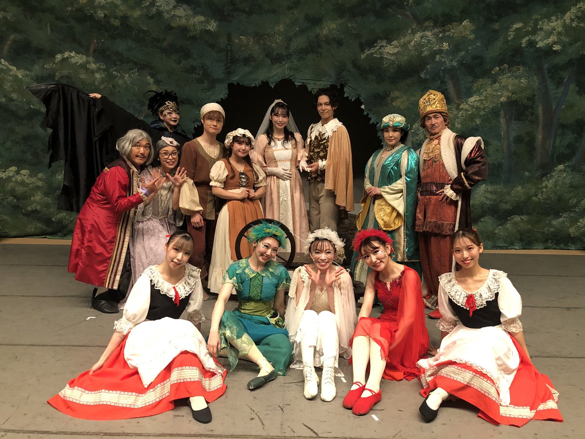 昨日、🍊有田市民会館で ミュージカル 「眠れる森の美女」 無事終演