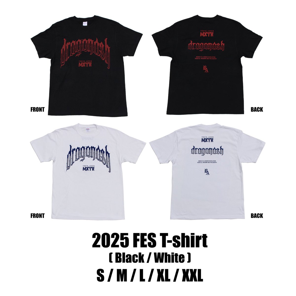 Ash MONOEYES×Dragon ネームTシャツ