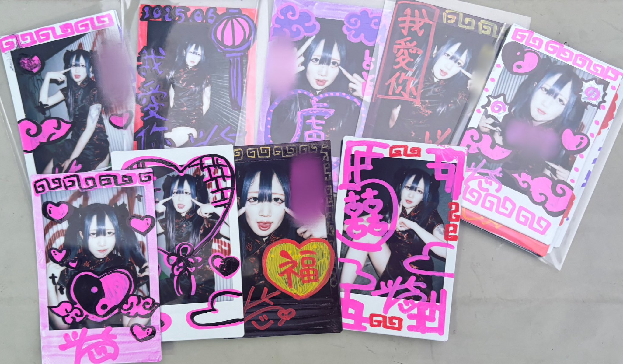 nmixx PHOTOBOOK マカオ 香港 チェキ ステッカー 12枚セット nmixx