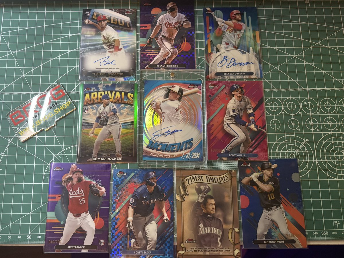 MLB topps finest2025開封結果。 店長さん(@BROTHERS_KAZU )とこの通販