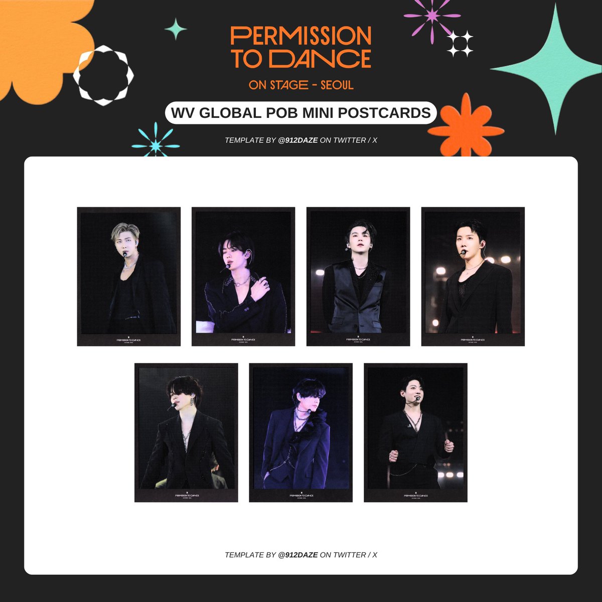 BTS PERMISSION TO DANCE ON STAGE PTD SEOUL PC PHOTOCARD DC DIGITAL