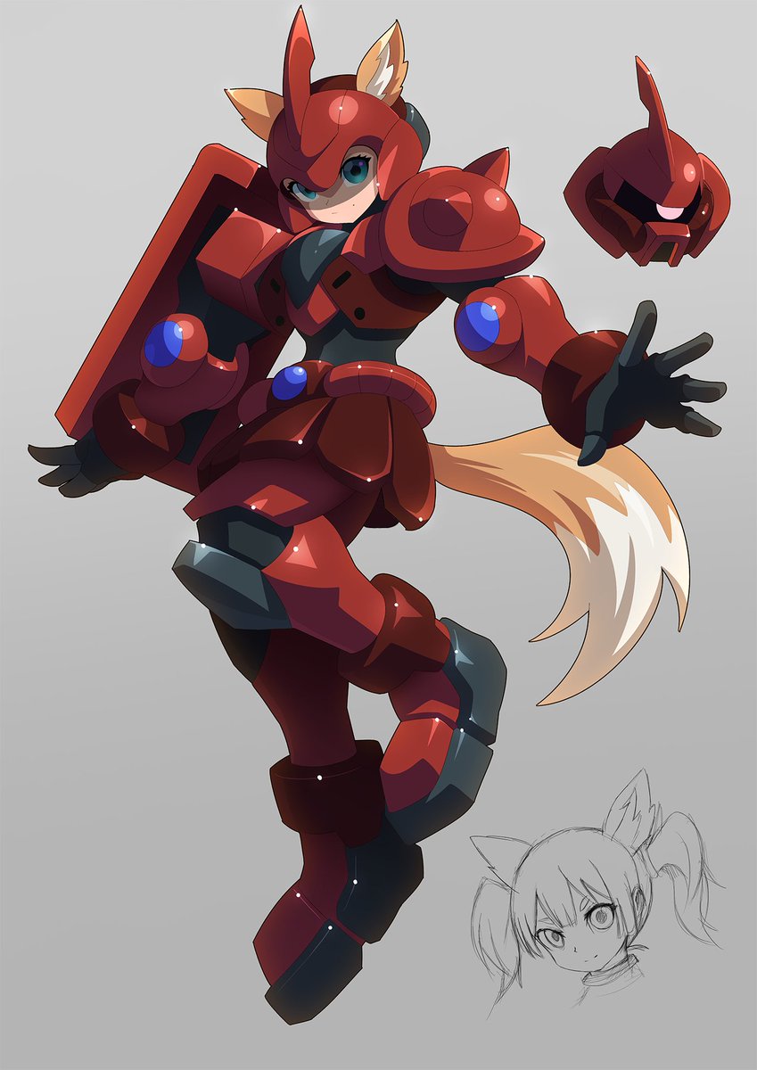Biometal Model CZ II #Megaman #ZX #Gundam Commission for