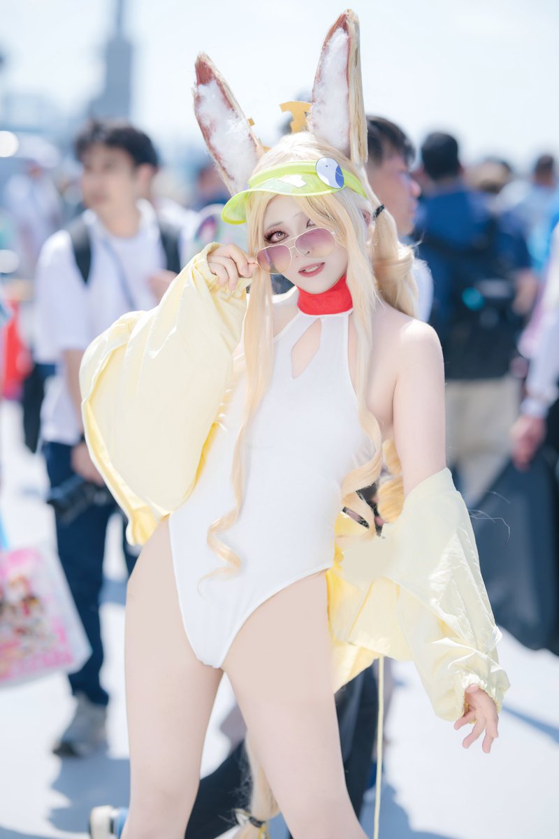 Cosplay🧡 ブルーアーカイブ/百合園セイア(水着)🦊 📸 @bere0713 さん