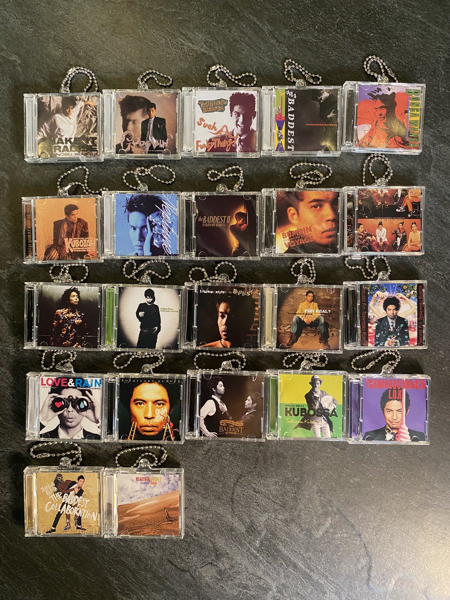 久保田利伸40th Anniversary Tour Goods🤩 その②【ミニチュアCD