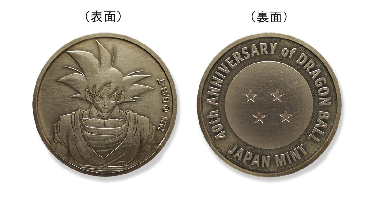 40周年記念のドラゴンボール2025プルーフ貨幣セット