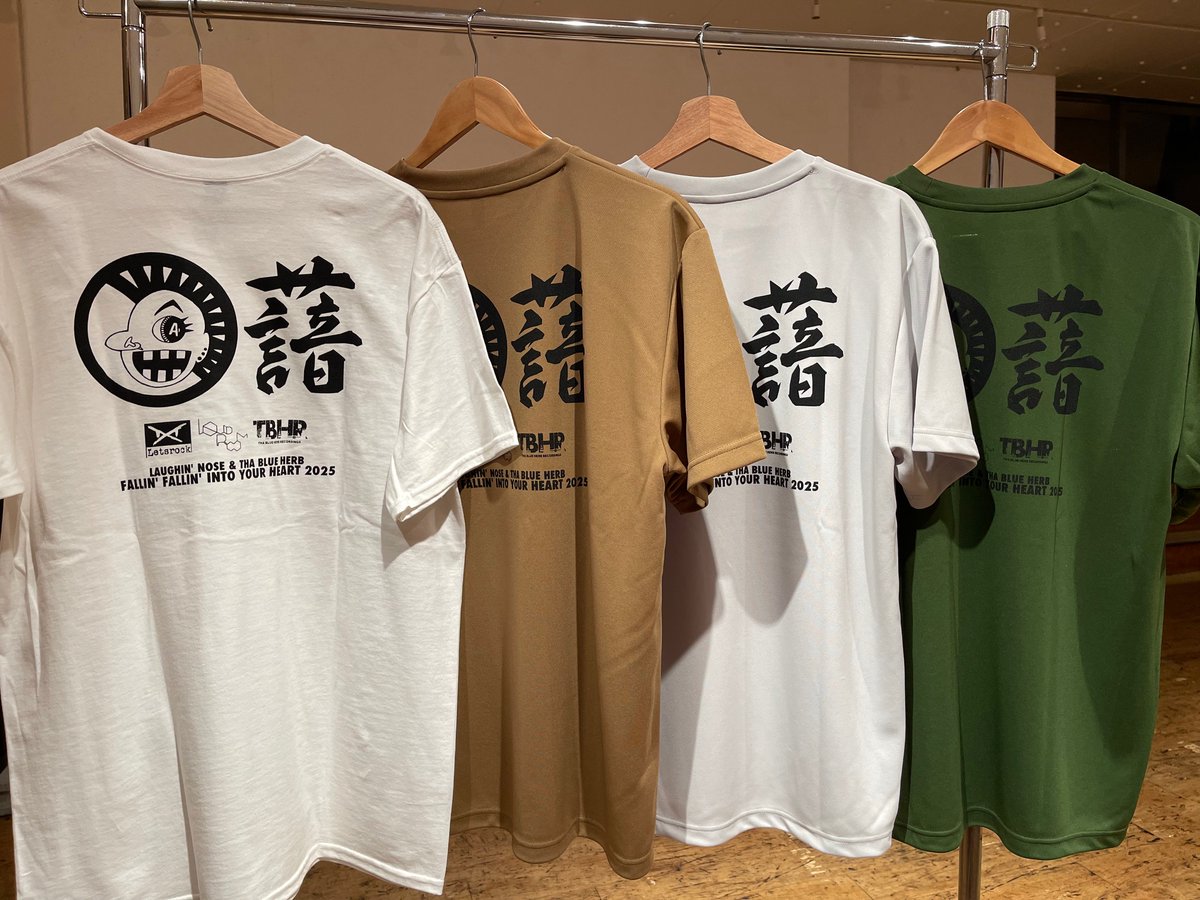 LAUGHIN' NOSE × THA BLUE HERB 会場限定Tシャツ LAUGHIN´ NOSE × THA