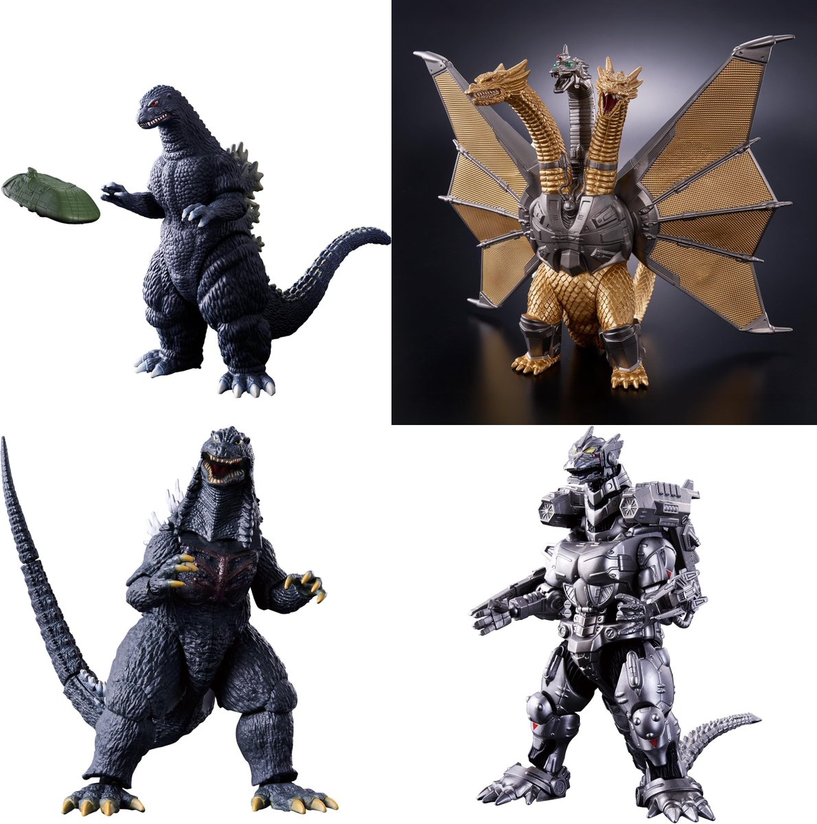 ゴジラ・ストアにて9月分の新作ソフビなどが公開。ムービーモンスター