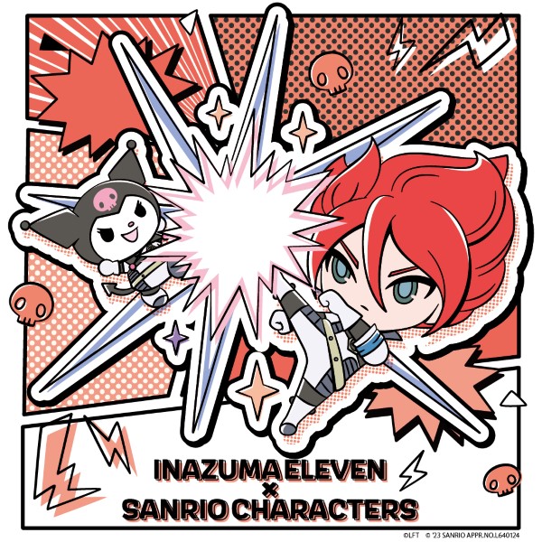 ⚡️#イナズマイレブン×#サンリオキャラクターズ コラボ⚡️ コラボ