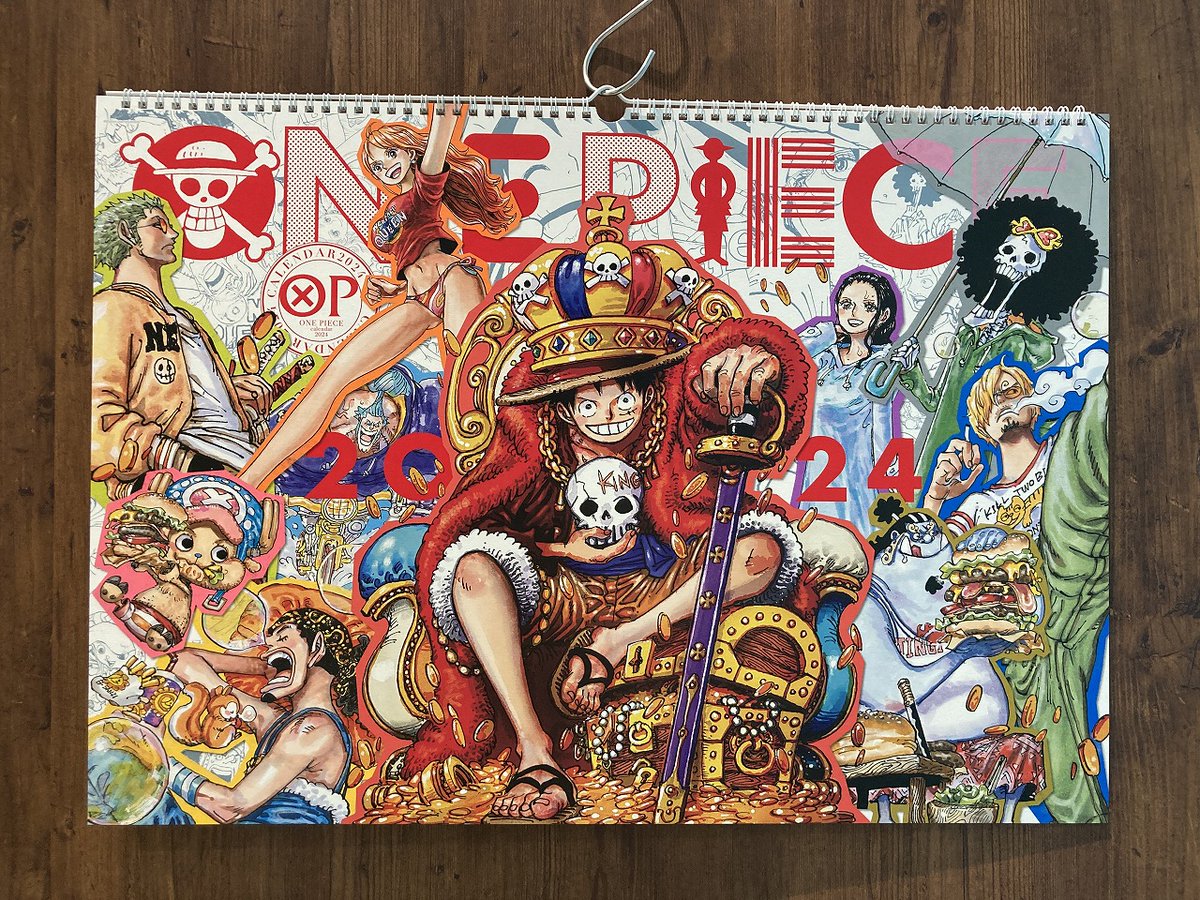 お知らせ】 「ONE PIECE」コミックカレンダー(大判)2024 価格：3,300円