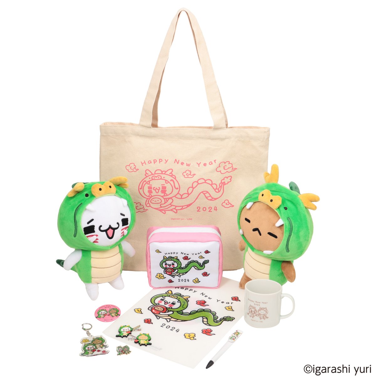 予告／ #にゃんことくま から今年もハッピーバッグが登場！おそろいの