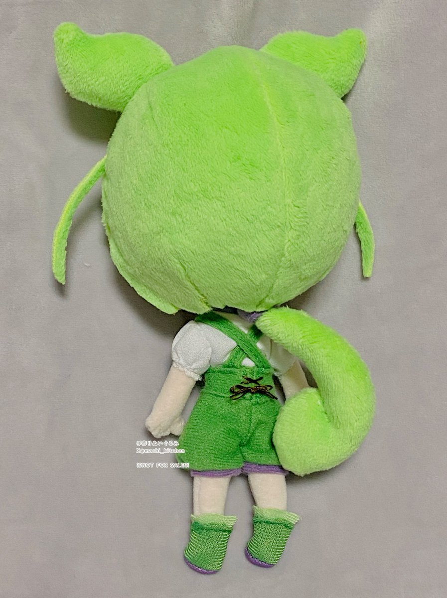 ずんだもんのぬいぐるみを作りましたのだ🫛🫛 有名な坂本アヒル氏の