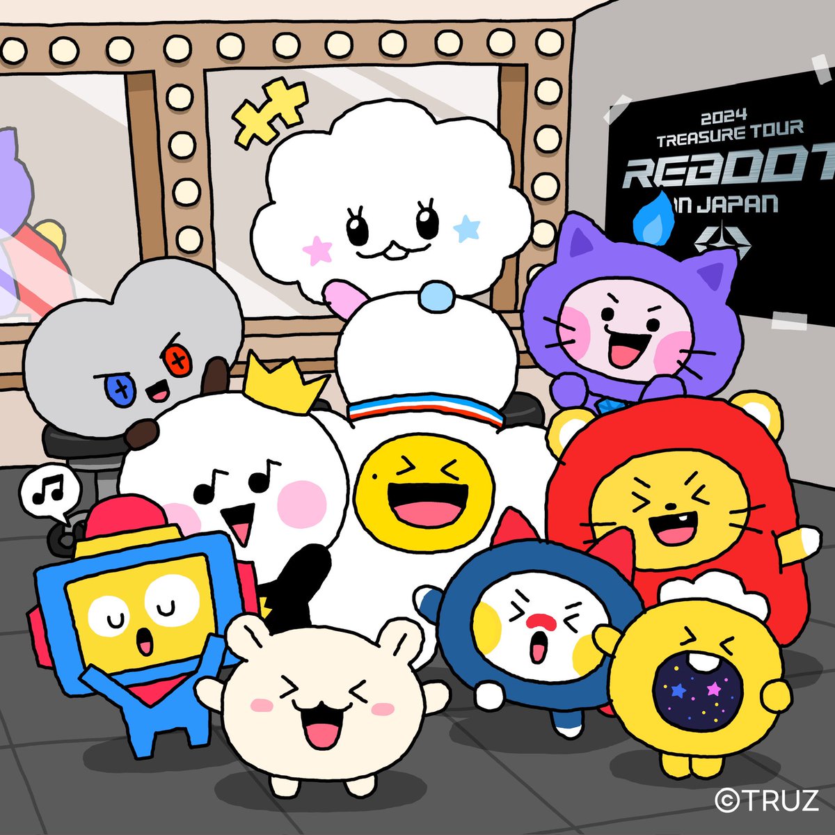 Born to love ya! Engaging #TRUZ with live tunes🎤💙 #트루즈 와