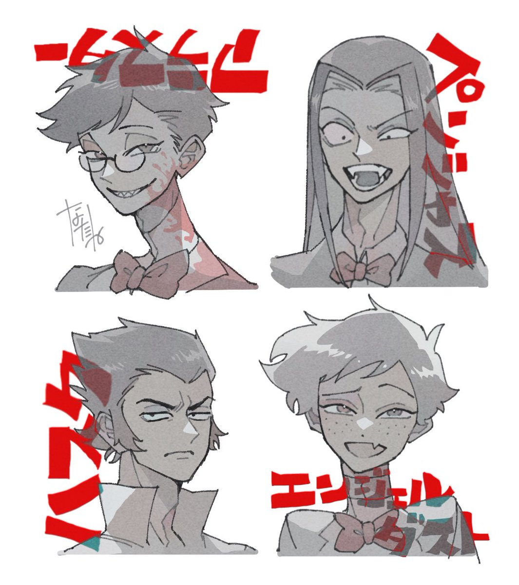 HazbinHotelFanart 悪魔たちの生前妄想👾