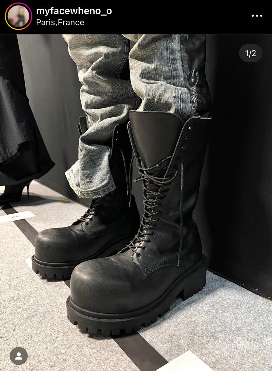 BALENCIAGA 24winter Stomper Boots 絶対買うわこれ良すぎる