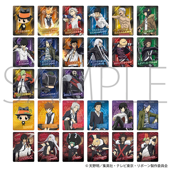 家庭教師ヒットマン REBORN！』よりネオン風デザインのメタルカード