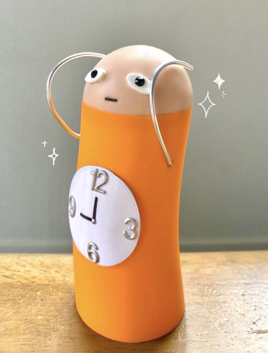 銀さんを起こす姿が可愛かった目覚まし時計ジャスタウェイ…⏰ #銀魂