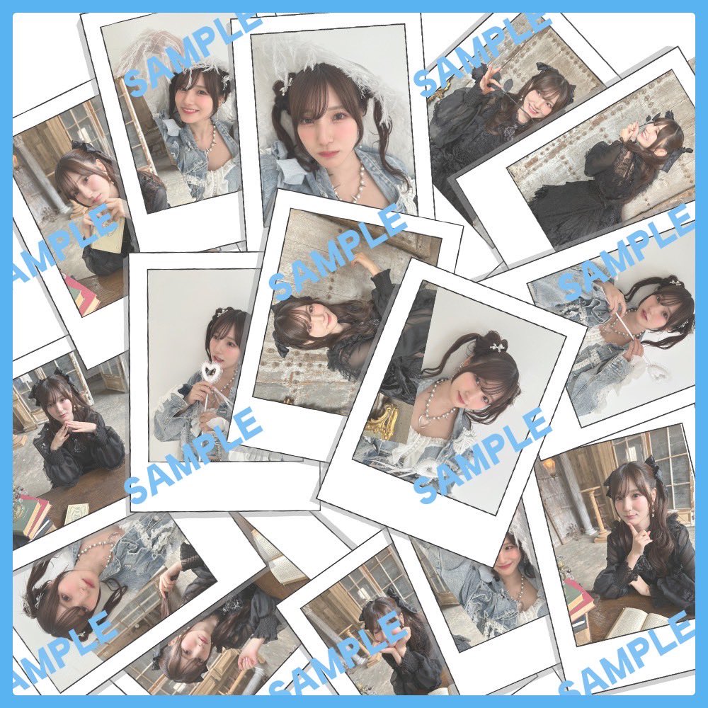 生誕グッズの販売開始しました⭐️ 生写真とランチェキには当たりだと