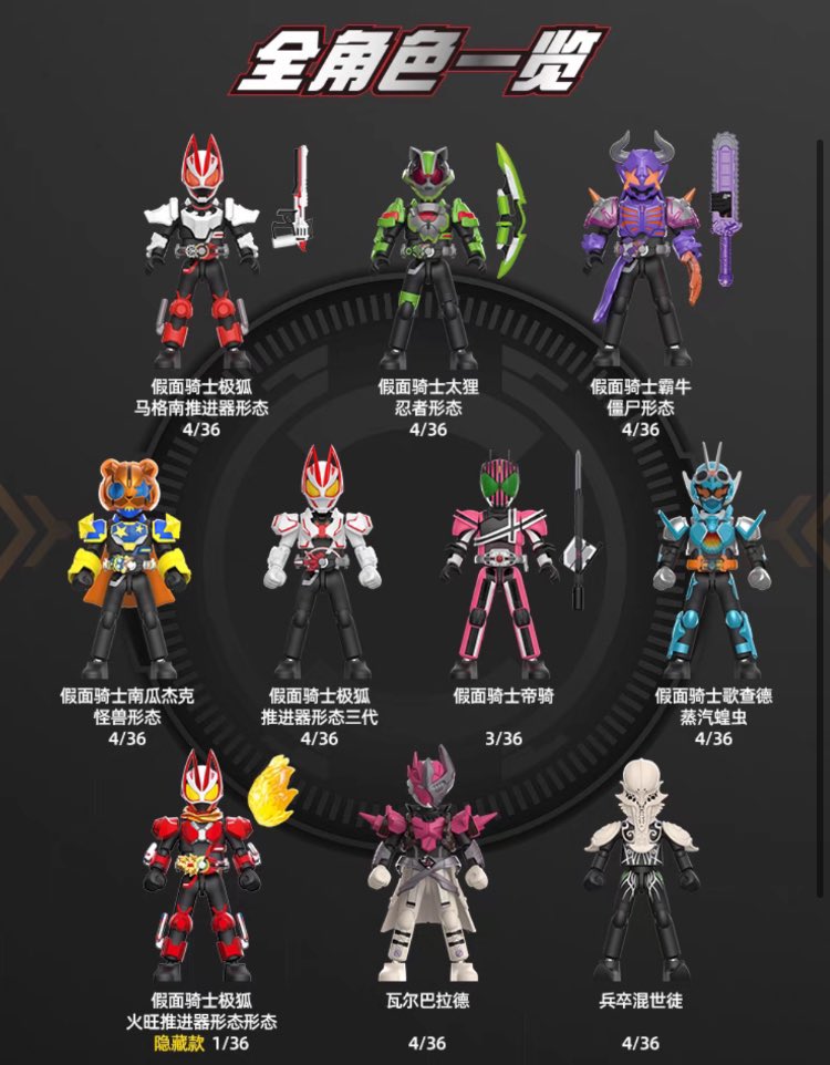 Blokees 中国限定 王様戦隊 獣電戦隊 フィギュア ブロック セット