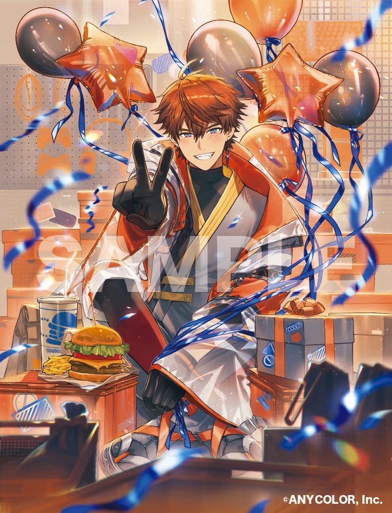 にじさんじ所属、北見遊征さんの誕生日グッズのビジュアルを担当させて