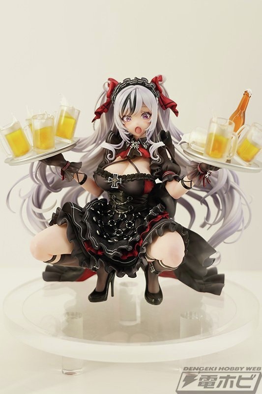 フィギュア 彩色見本展示 『#アズールレーン』 エルベ 見せ場訪れず